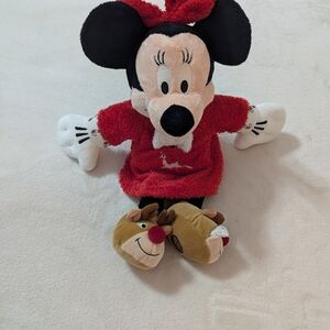 Minnie Mouse Charming Stuffed Toy in Red Outfit